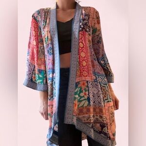Tolani Floral Patterned Tunic Wrap